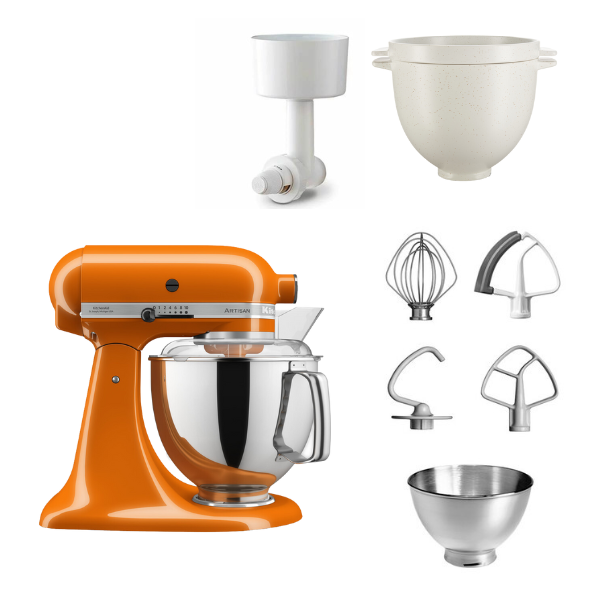 KitchenAid Artisan 5KSM175 Küchenmaschine 4,8 L Set