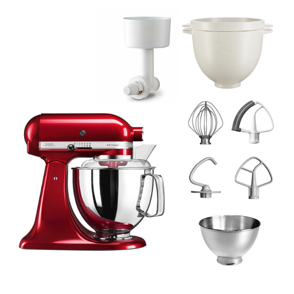 KitchenAid Artisan 5KSM175 Küchenmaschine 4,8 L Set
