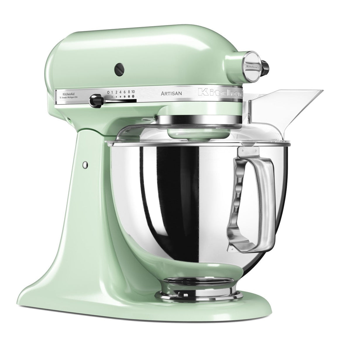 KitchenAid 4,8 L 5KSM175 Artisan Küchenmaschine Beginnerset mit Gemüseschneider