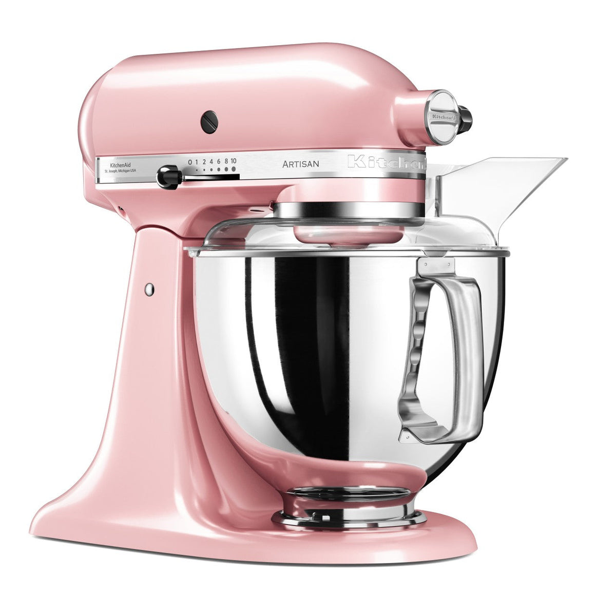 KitchenAid 4,8 L 5KSM175 Artisan Küchenmaschine Beginnerset mit Gemüseschneider