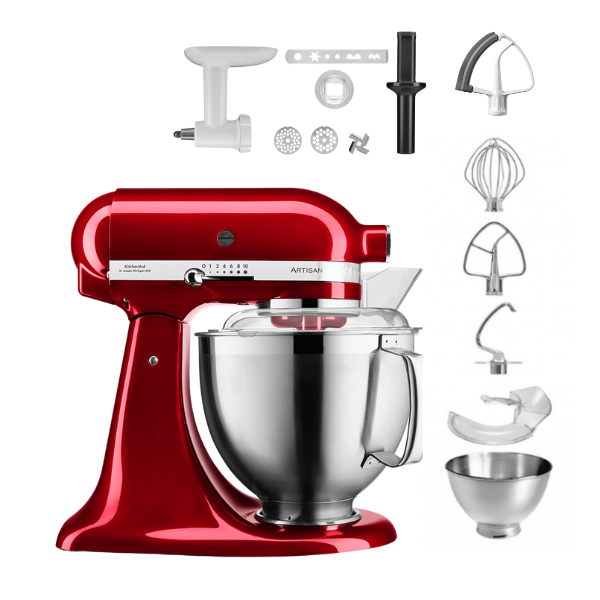 KitchenAid Artisan 5KSM185 Küchenmaschine 4,8 L Set