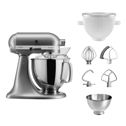 KitchenAid 4,8 L 5KSM175 Artisan Küchenmaschine Icelover mit Eiszubereiter