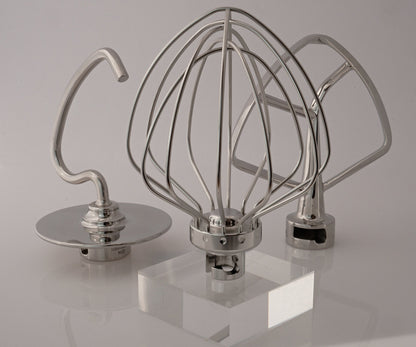 Tschimm Kitchen Royale Set Flachrührer Knethaken und Schneebesen