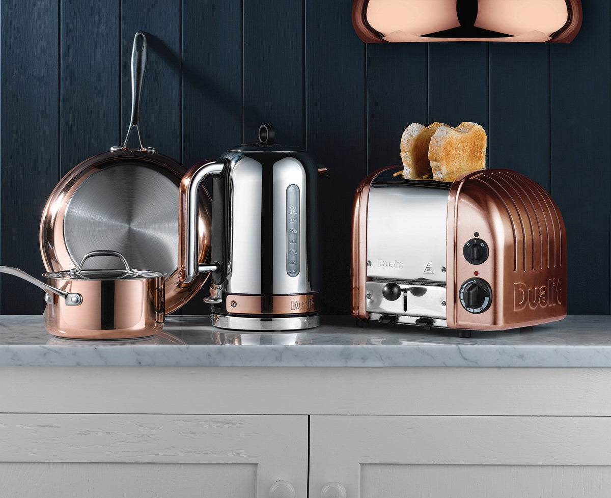 Dualit Toaster Paket 2, 2er Toaster mit Brötchenaufsatz und Sandwichzange