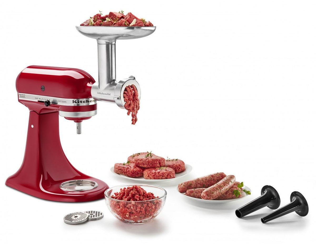 KitchenAid Metallfleischwolf und TschimmWhip Schneebesen Set